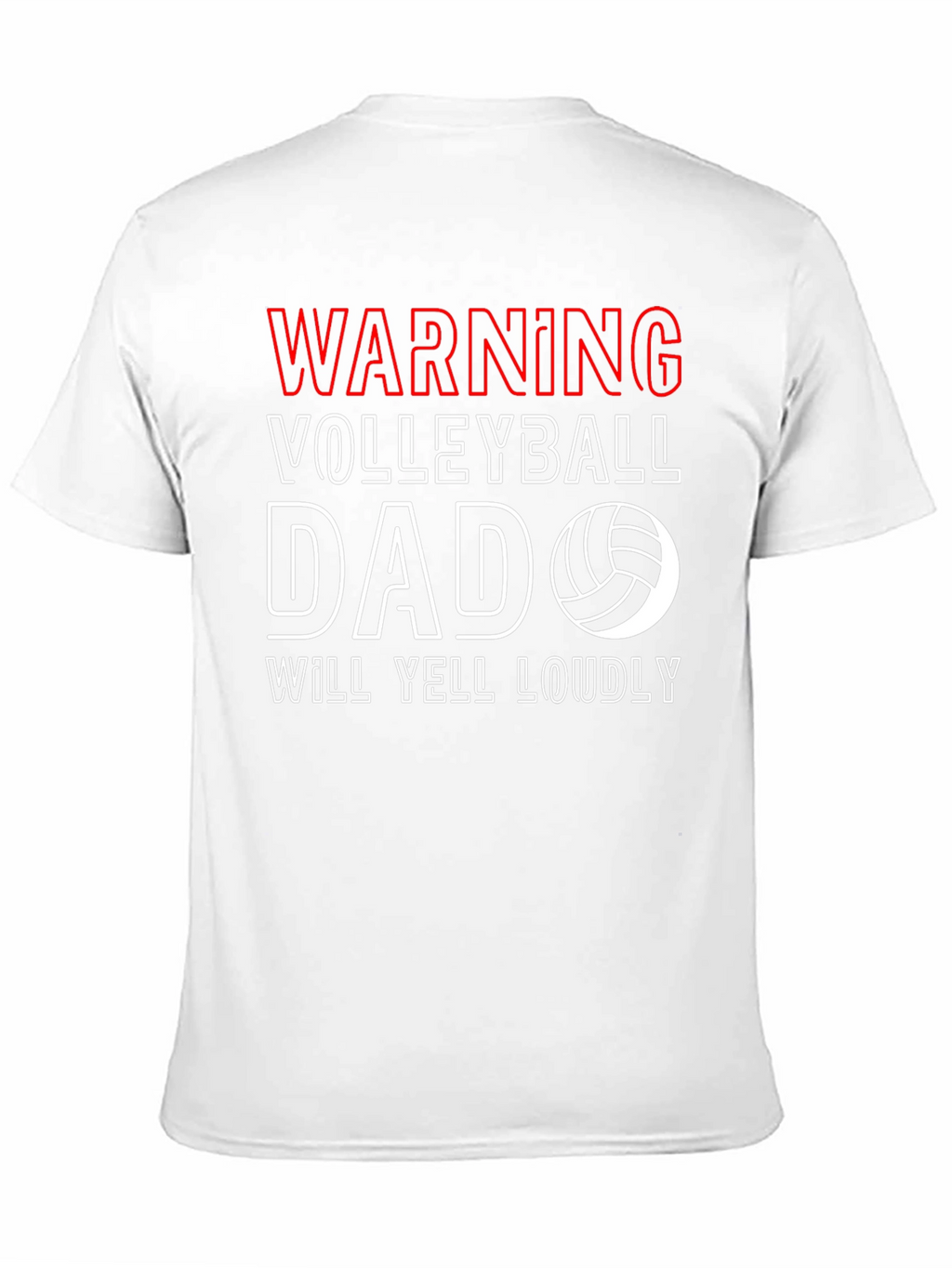Warning Volleyball Dad T-Shirt
