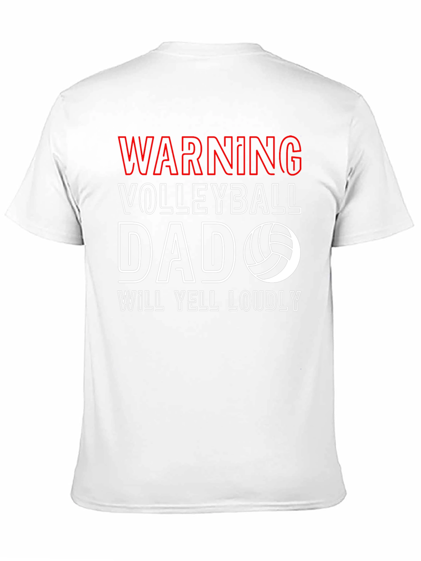 Warning Volleyball Dad T-Shirt