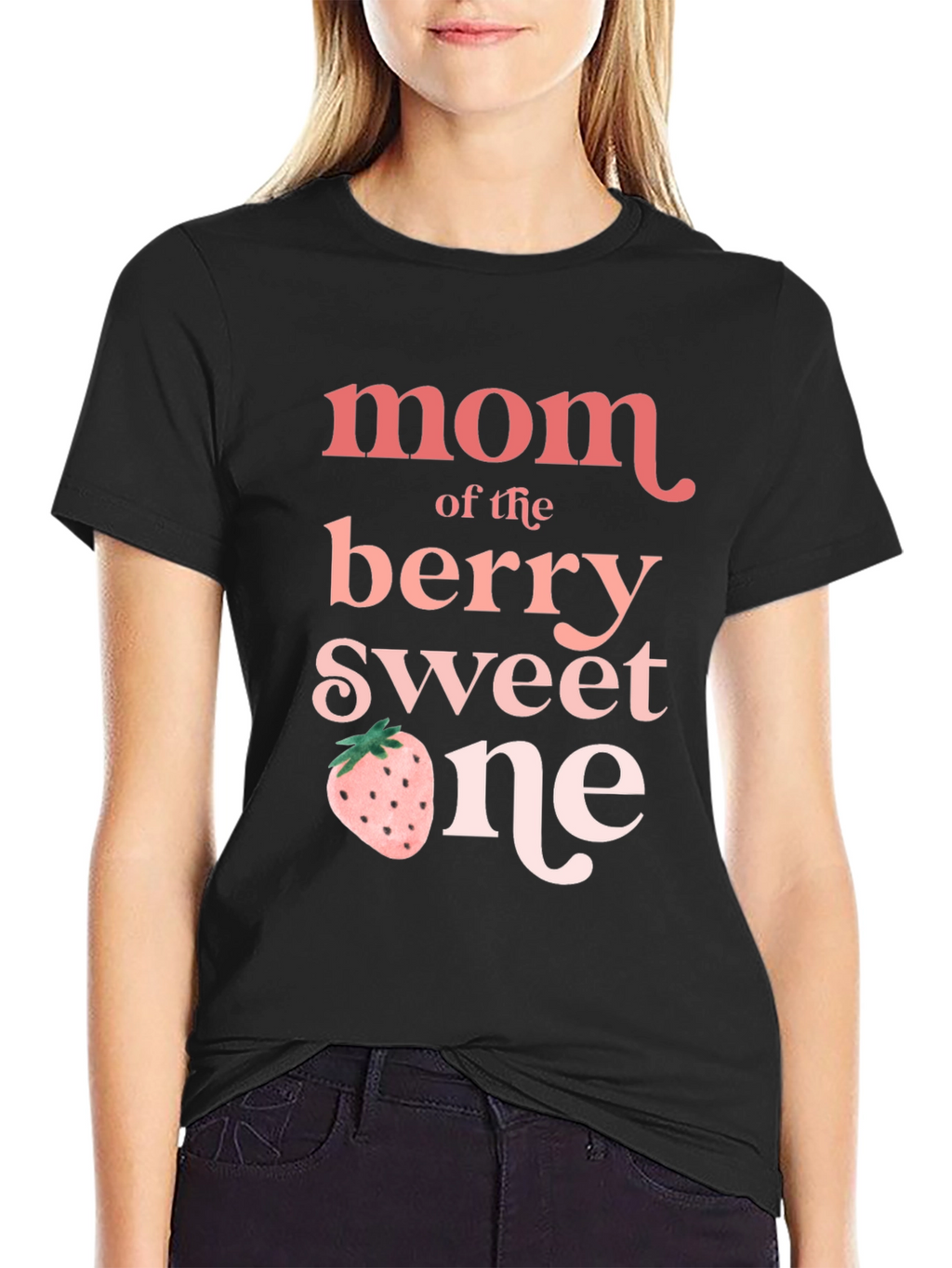 Mom of the Berry Sweet One T-Shirt