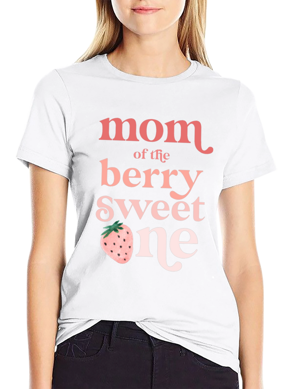 Mom of the Berry Sweet One T-Shirt