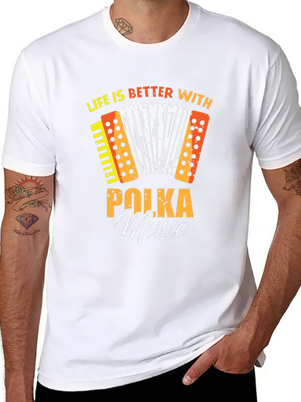Life is Better with Polka Music T-Shirt