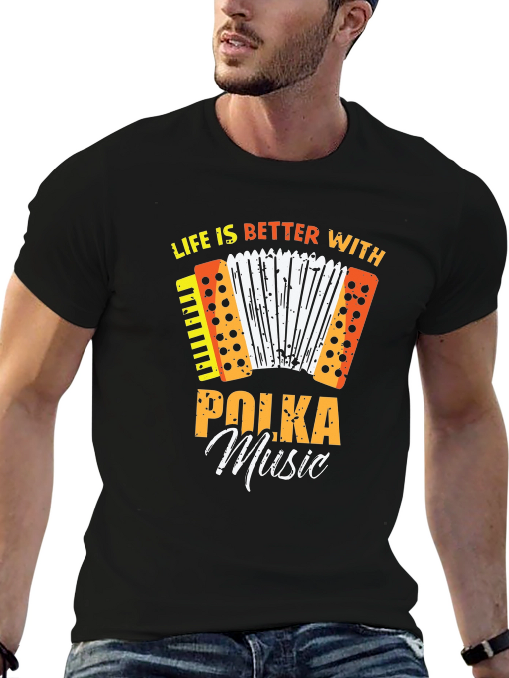 Life is Better with Polka Music T-Shirt