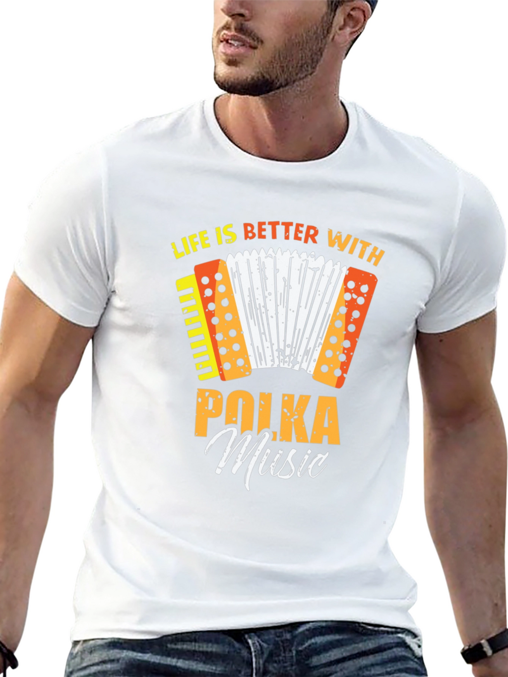 Life is Better with Polka Music T-Shirt