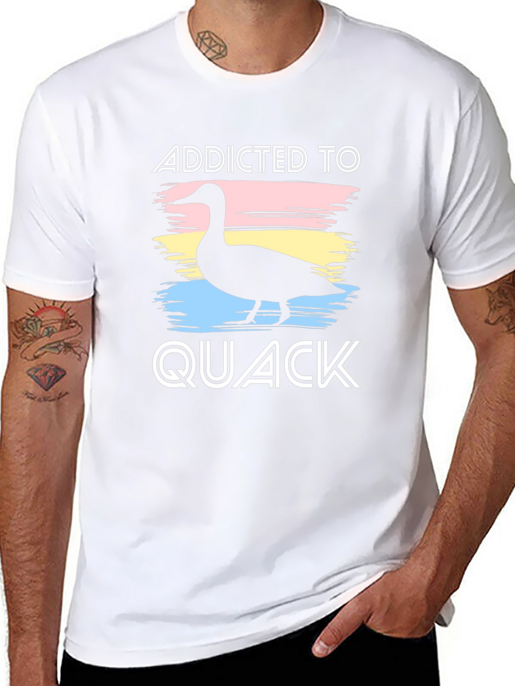 Addicted to Quack Black T-Shirt