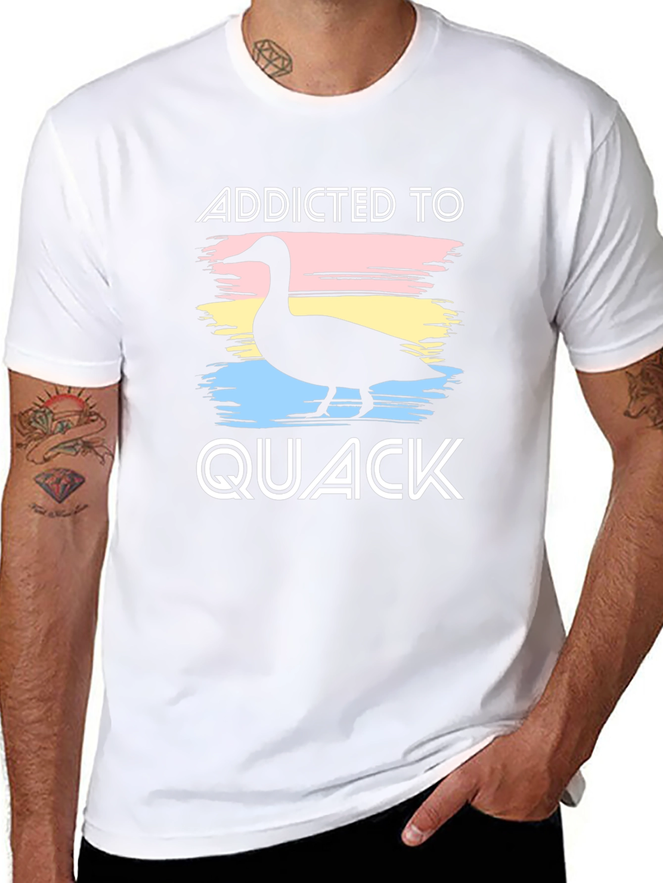 Addicted to Quack Black T-Shirt