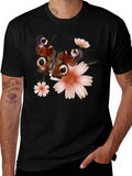 Butterfly & Floral Graphic Tee