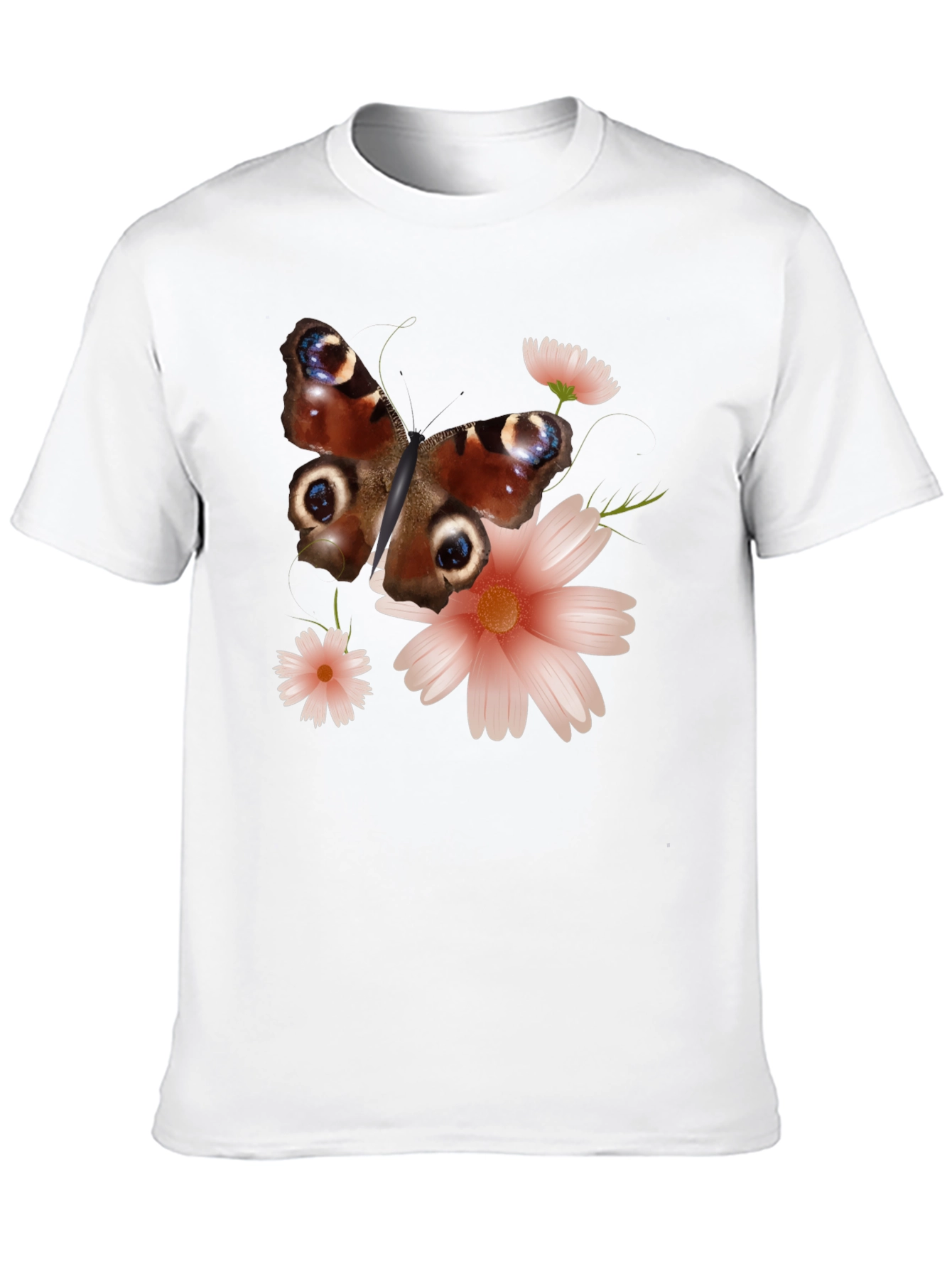 Butterfly & Floral Graphic Tee