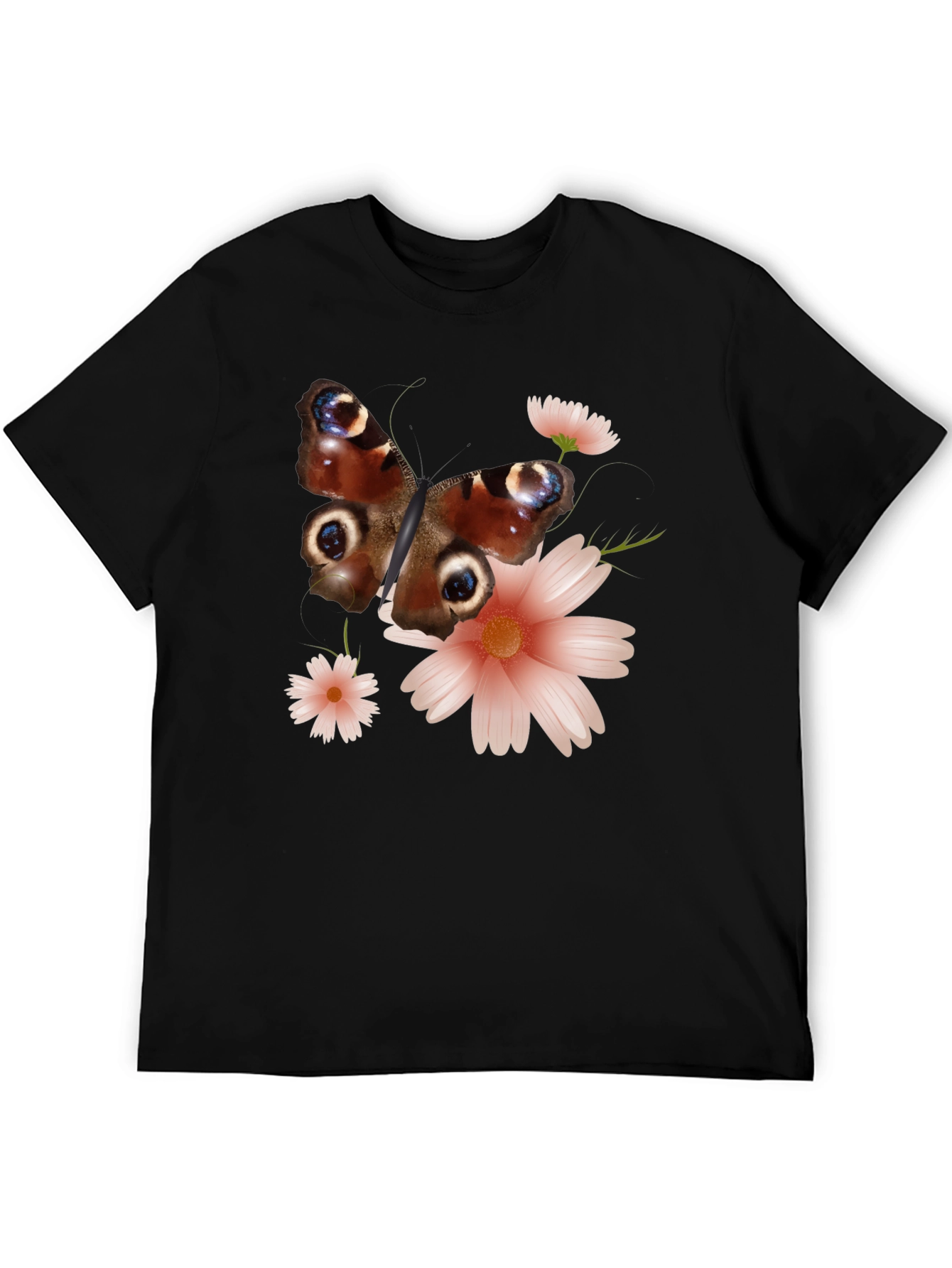 Butterfly & Floral Graphic Tee