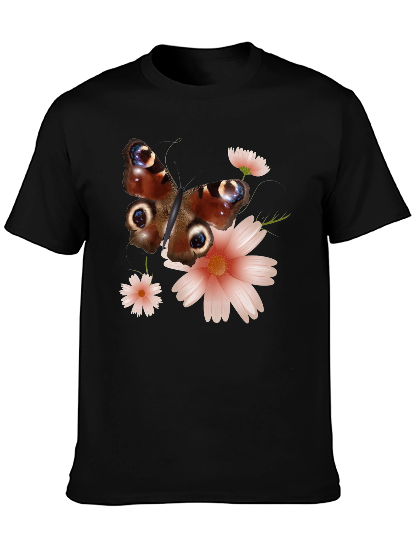 Butterfly & Floral Graphic Tee