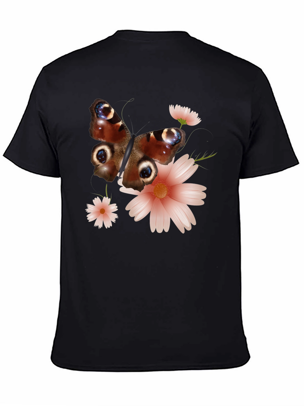 Butterfly & Floral Graphic Tee