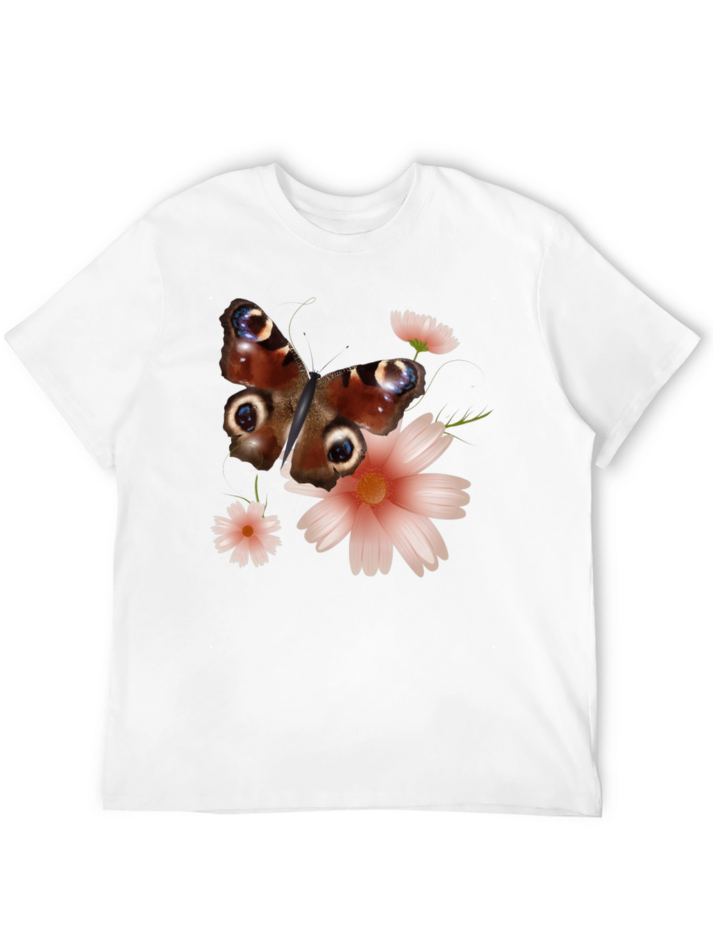 Butterfly & Floral Graphic Tee