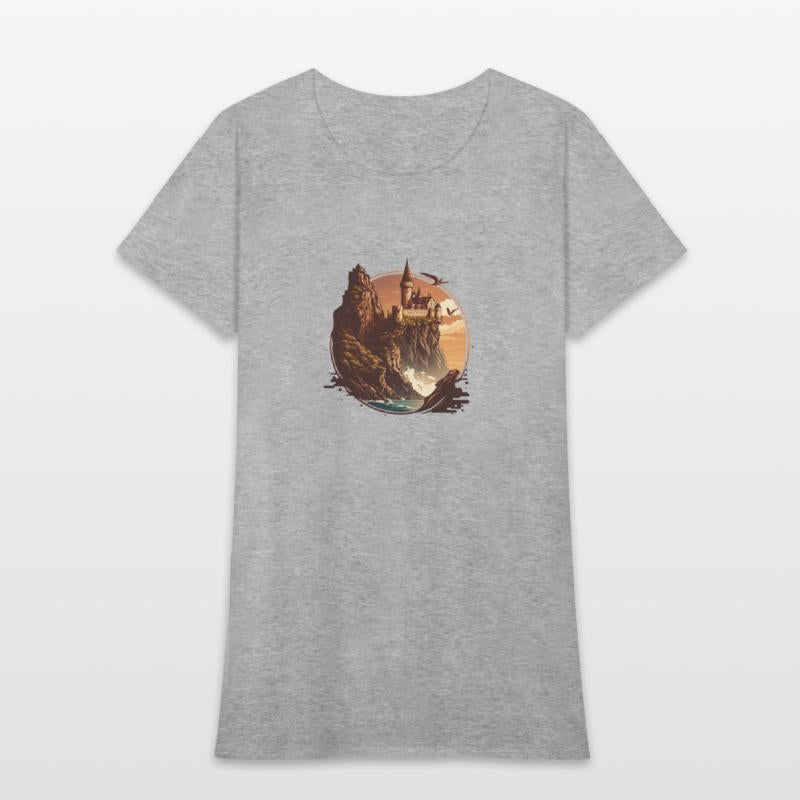 Old Castle on Top of the Mountain