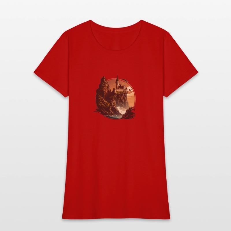 Old Castle on Top of the Mountain