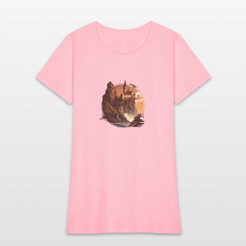 Old Castle on Top of the Mountain