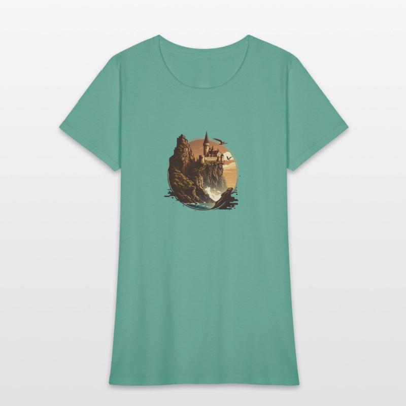 Old Castle on Top of the Mountain