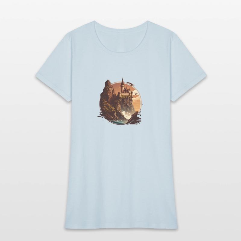 Old Castle on Top of the Mountain