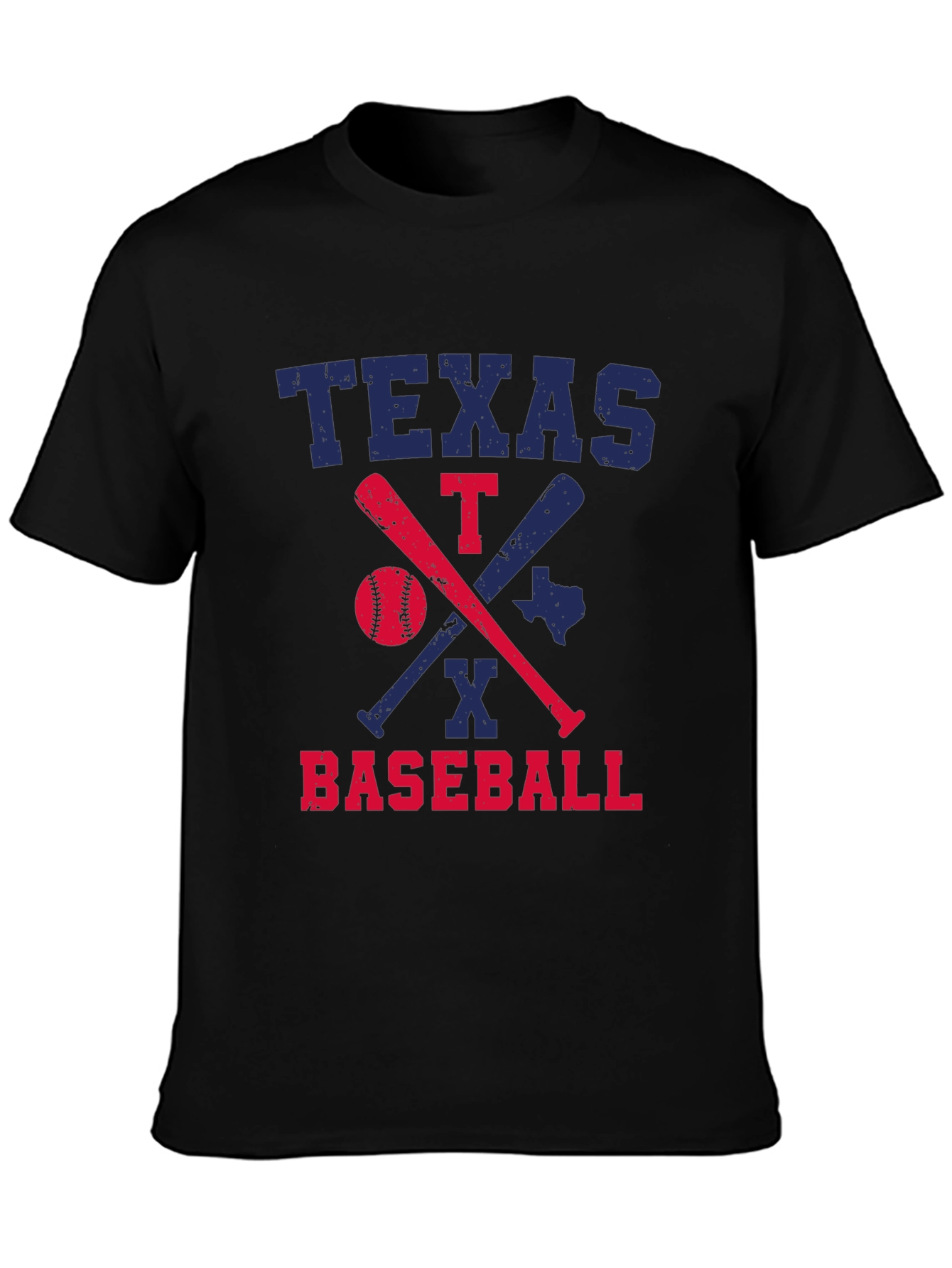 Texas Baseball Graphic T-Shirt