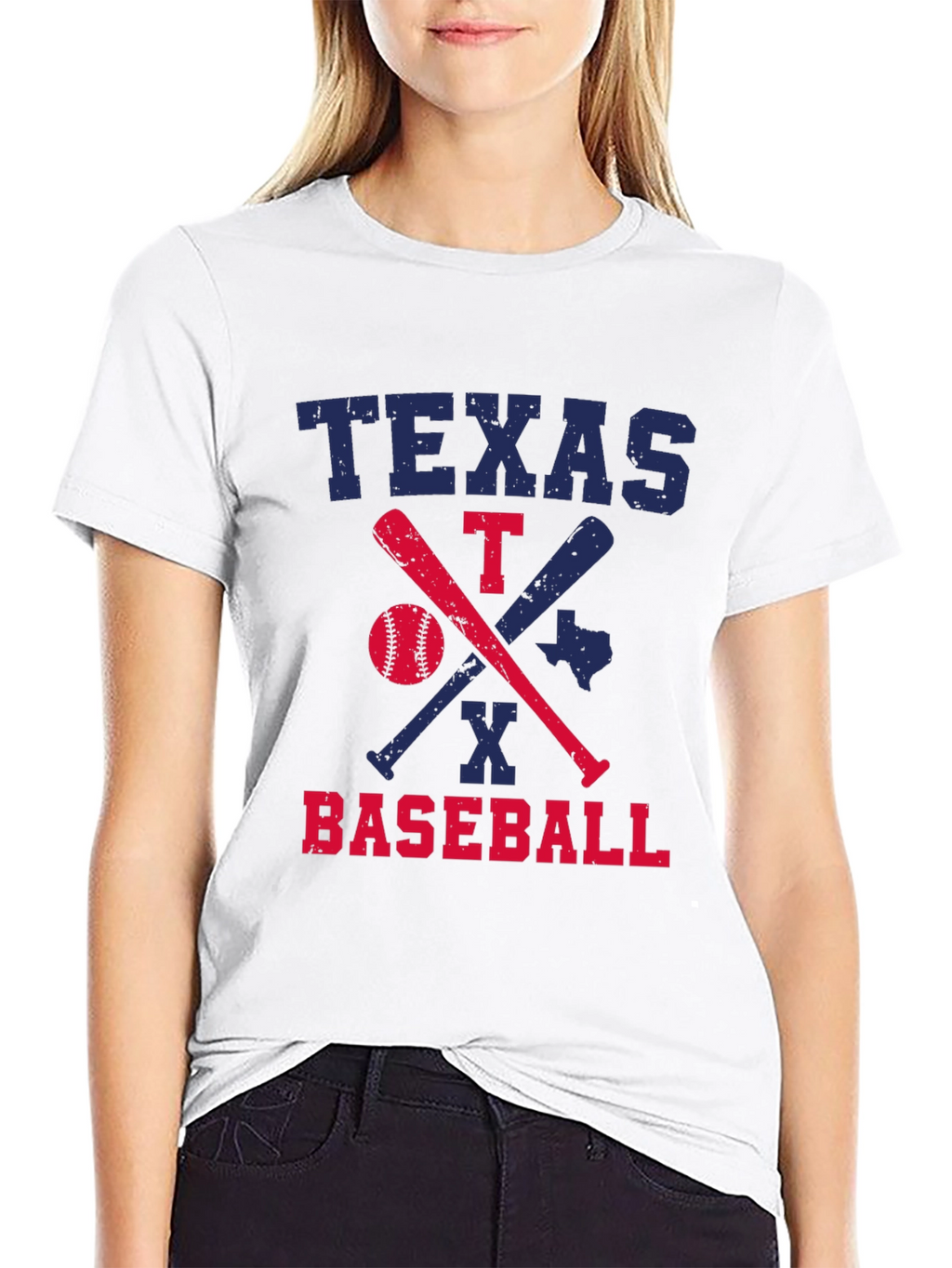 Texas Baseball Graphic T-Shirt