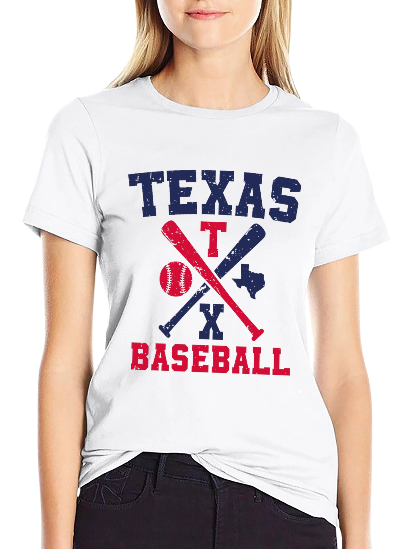 Texas Baseball Graphic T-Shirt