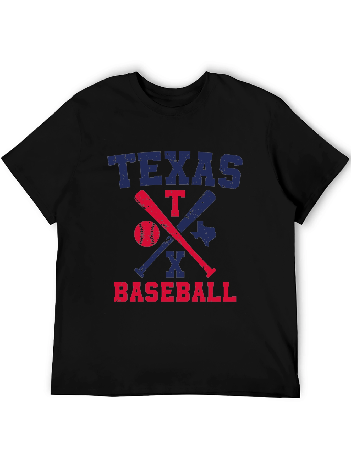 Texas Baseball Graphic T-Shirt