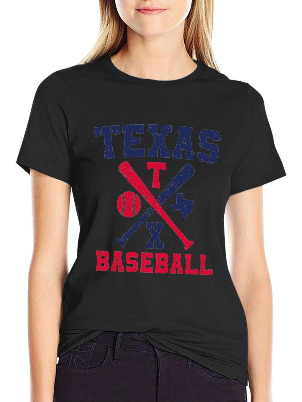 Texas Baseball Graphic T-Shirt