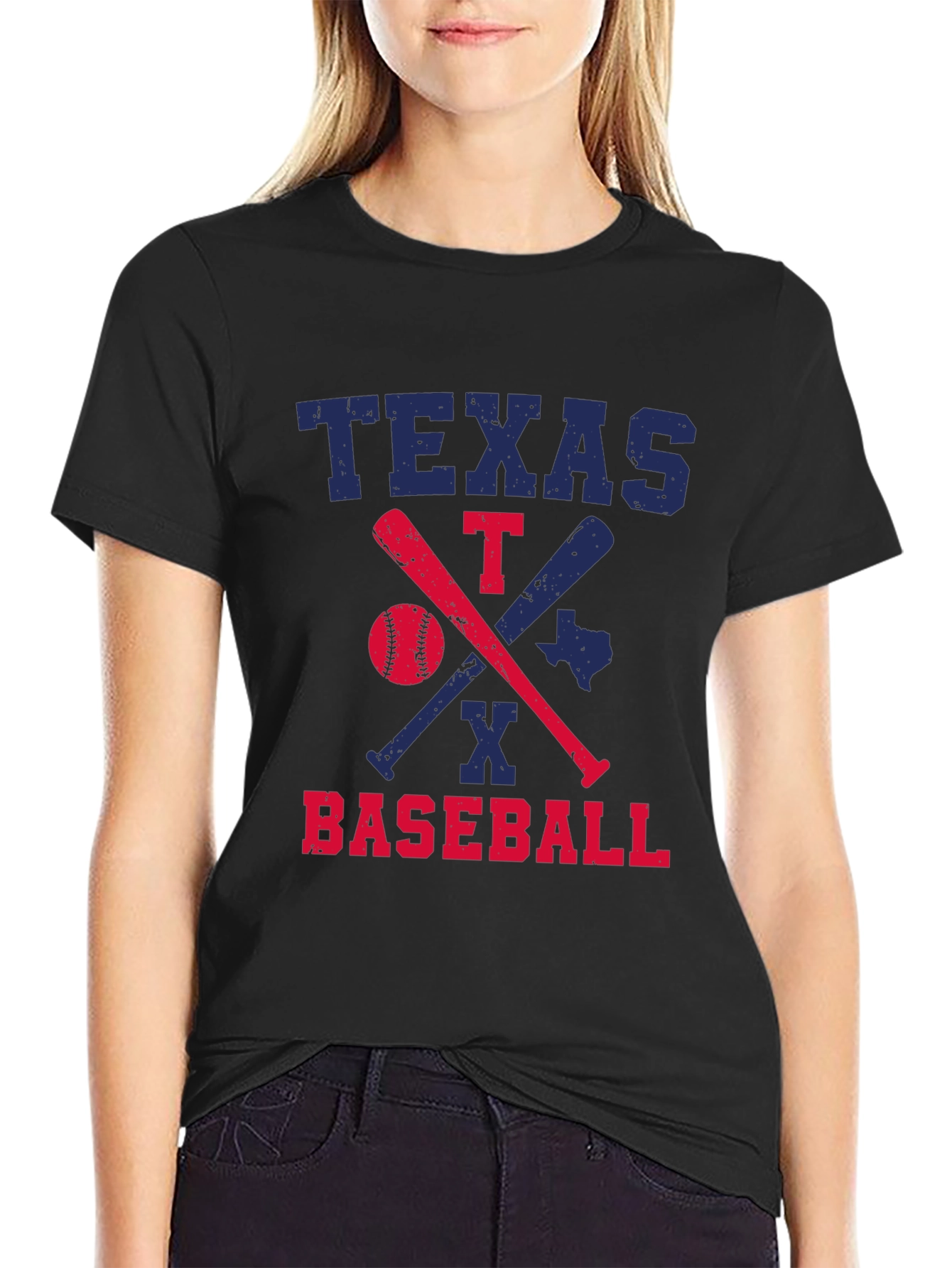 Texas Baseball Graphic T-Shirt