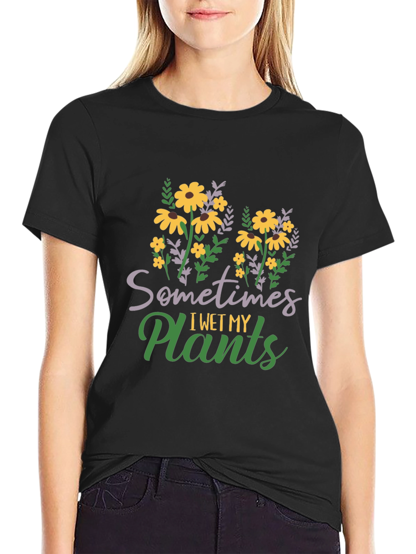 I Wet My Plants Graphic T-Shirt