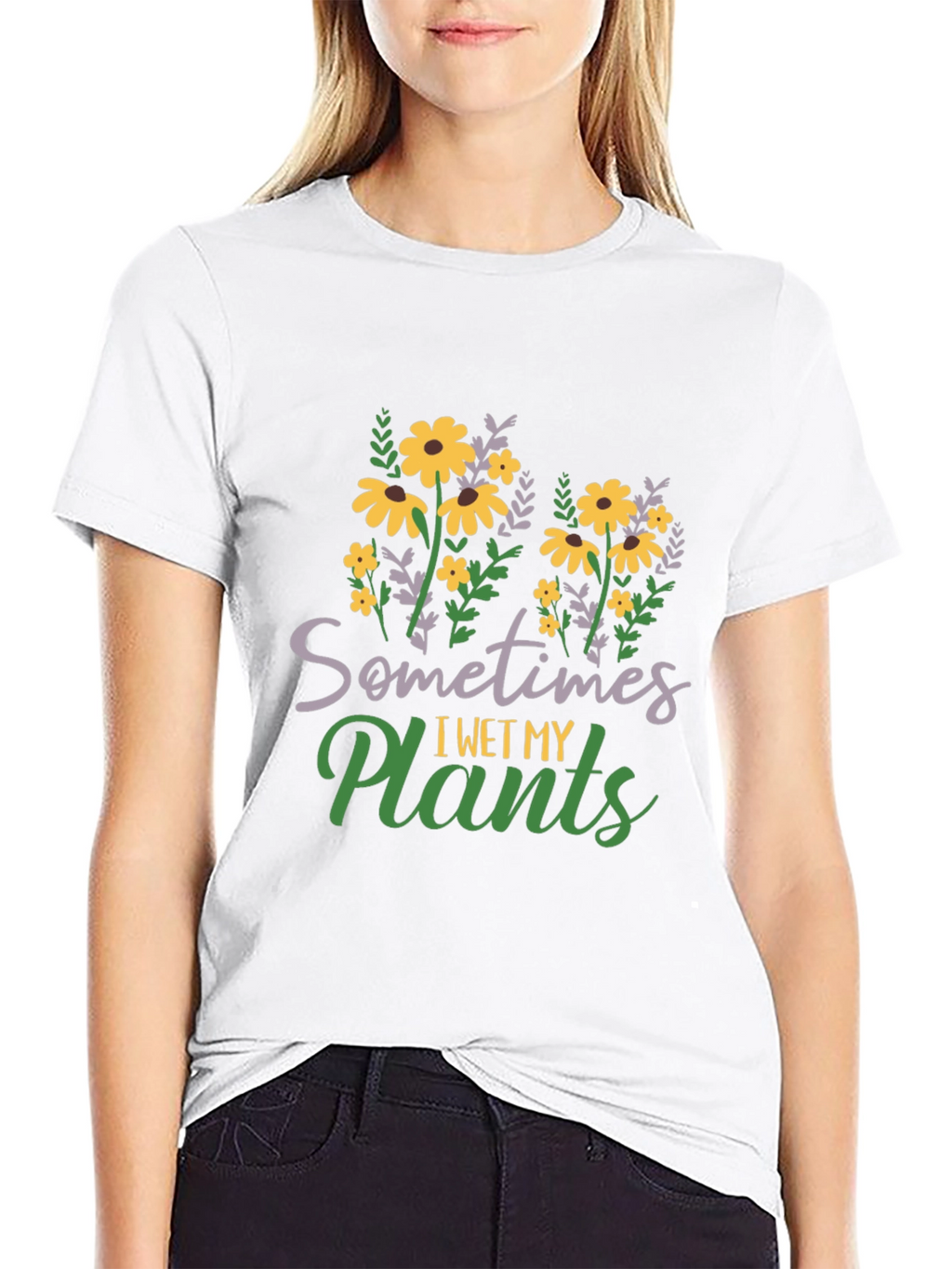 I Wet My Plants Graphic T-Shirt