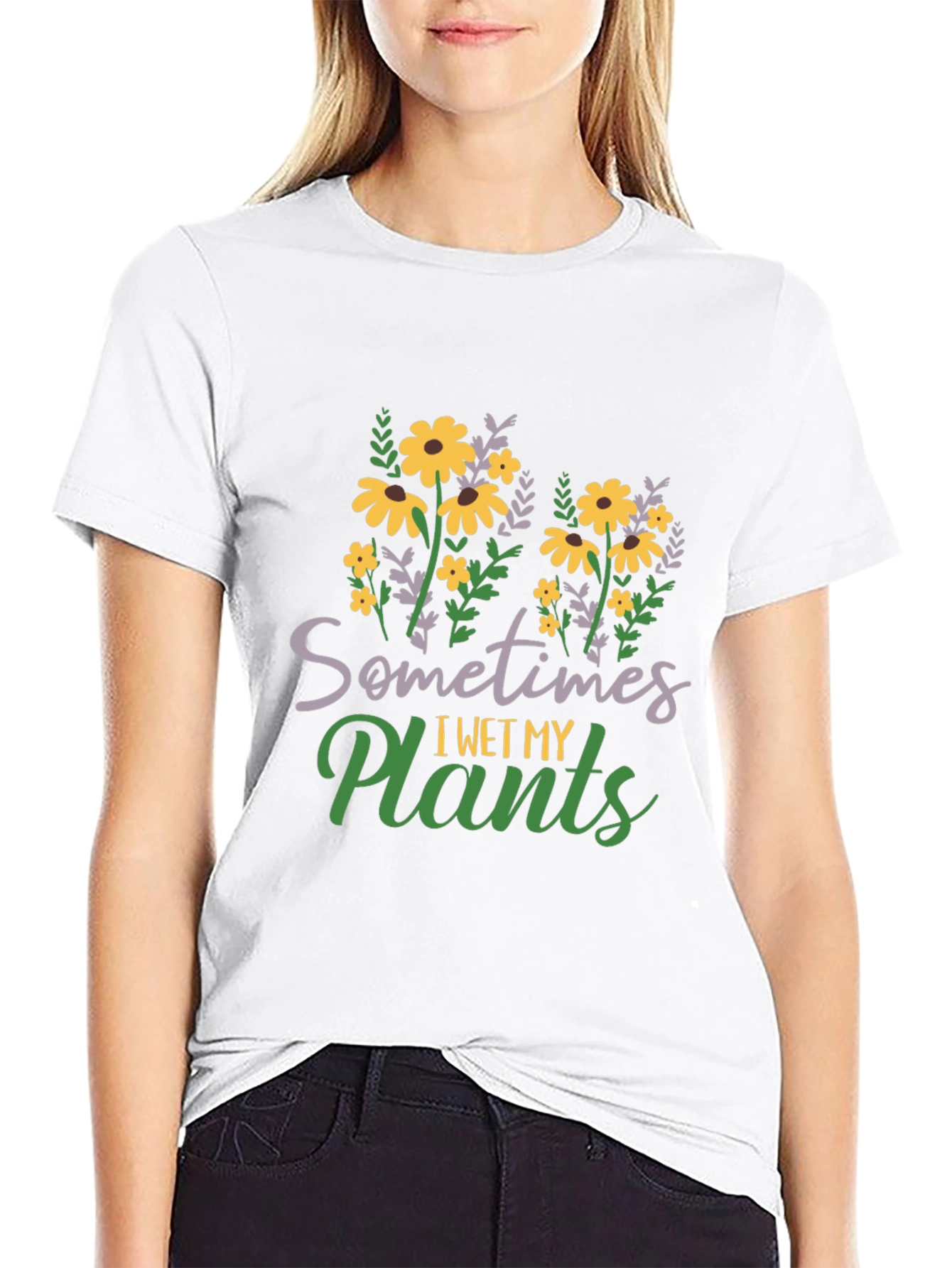 I Wet My Plants Graphic T-Shirt