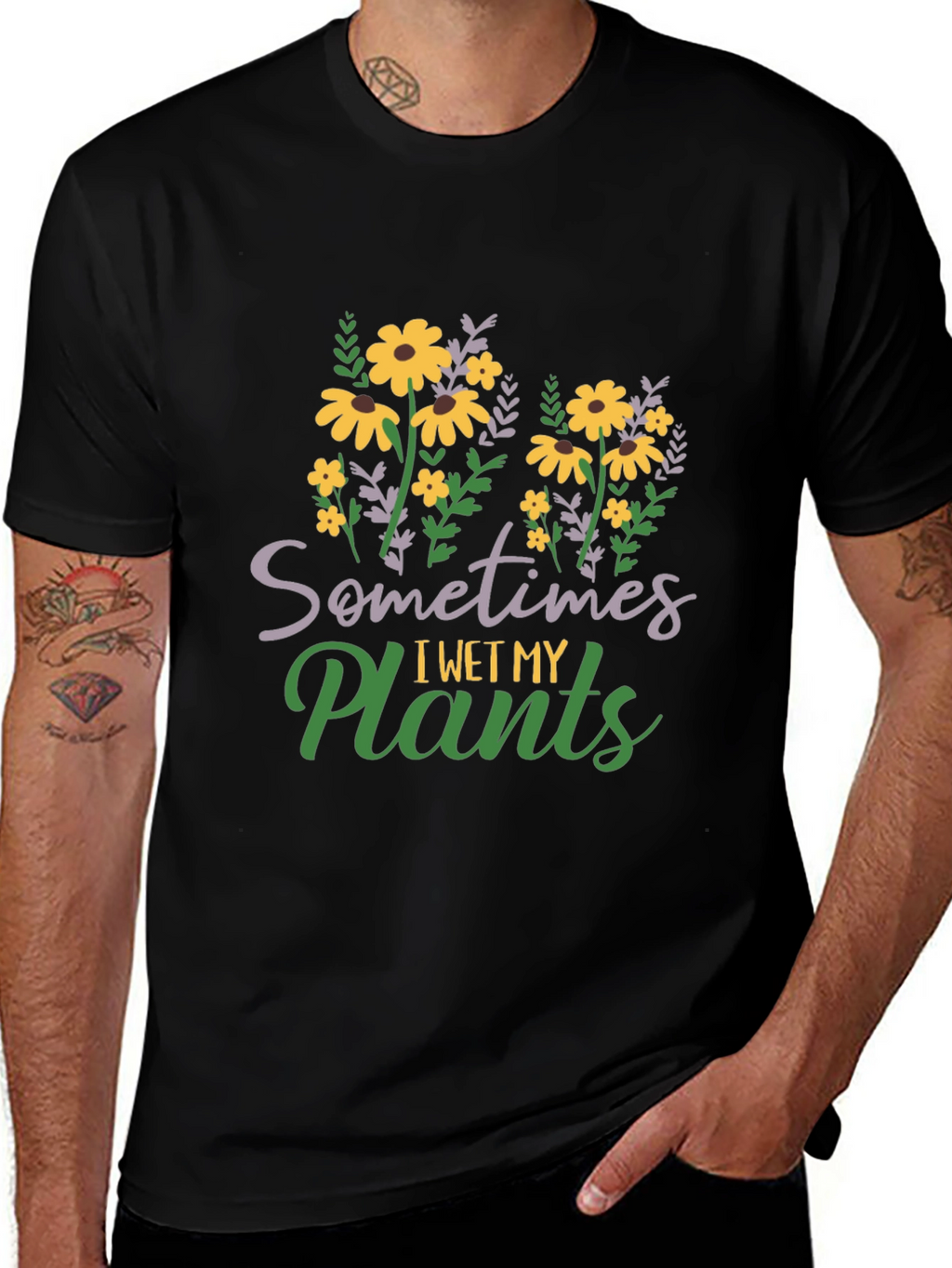I Wet My Plants Graphic T-Shirt