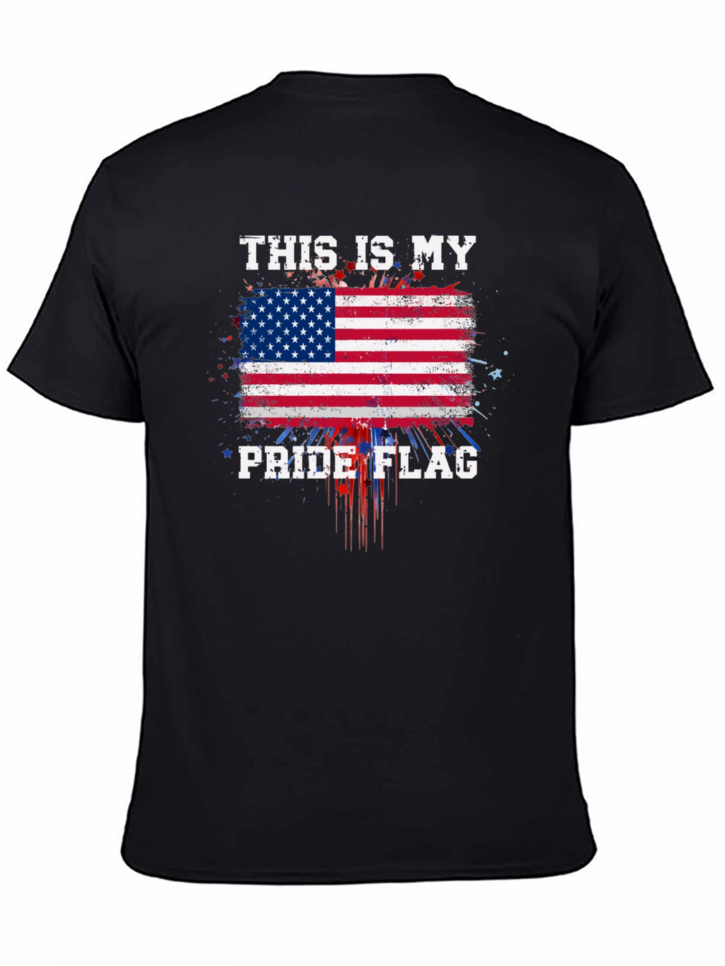 Patriotic Pride Flag Graphic T-Shirt
