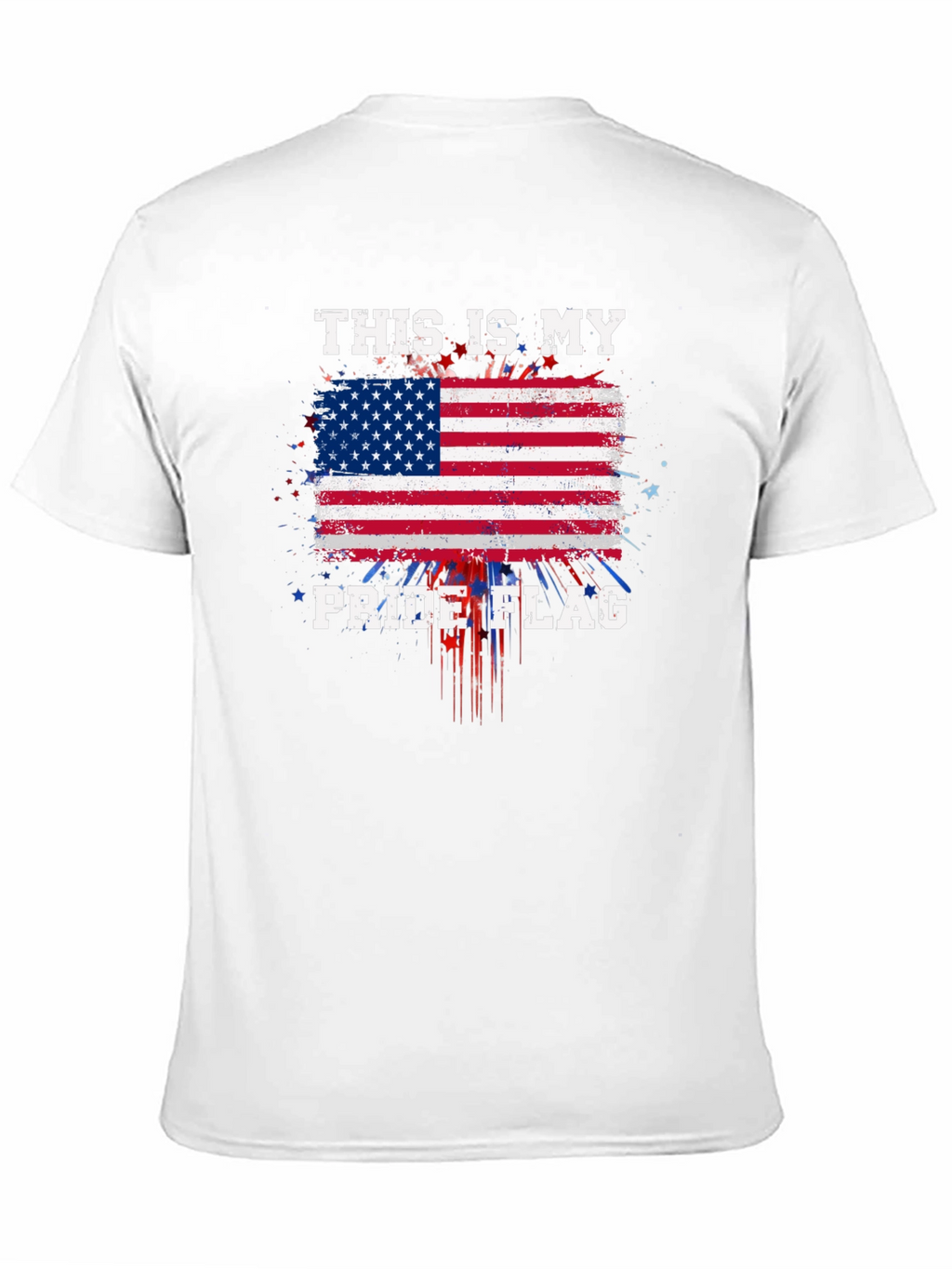 Patriotic Pride Flag Graphic T-Shirt