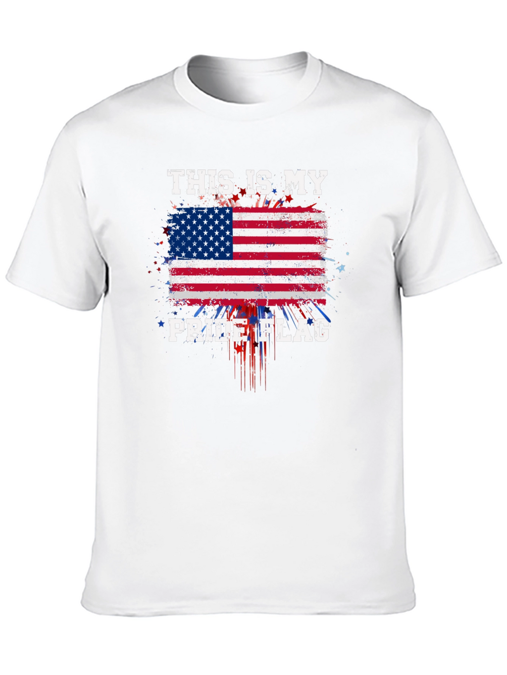 Patriotic Pride Flag Graphic T-Shirt