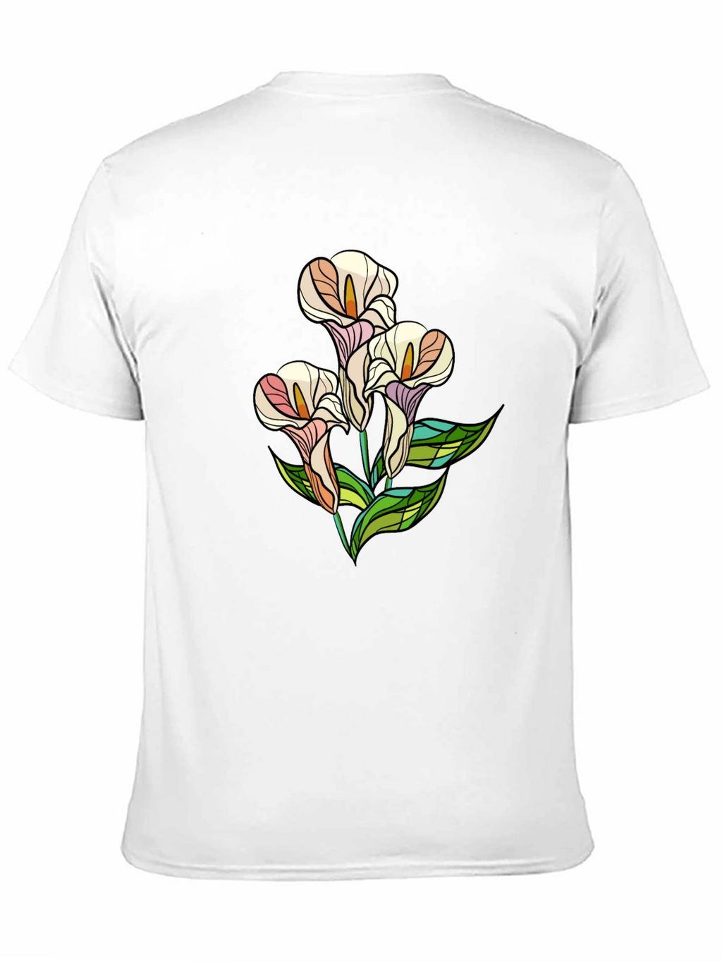 Floral Graphic Tee - Black T-Shirt