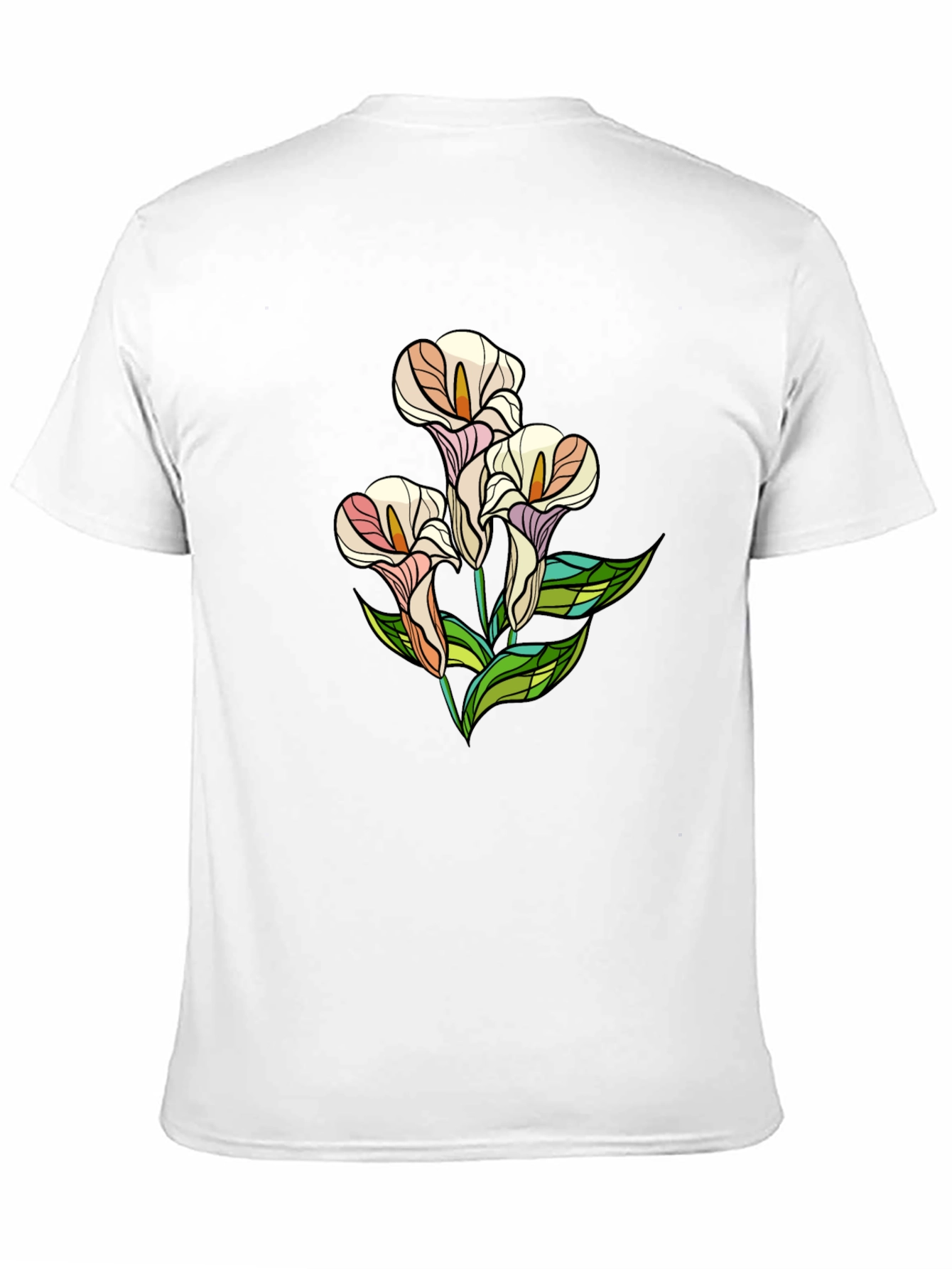 Floral Graphic Tee - Black T-Shirt