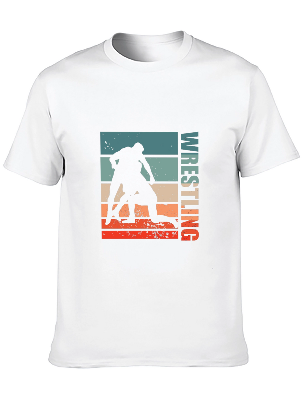 Wrestling Retro Graphic Tee - Black