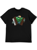 Nature Accordion Black T-Shirt