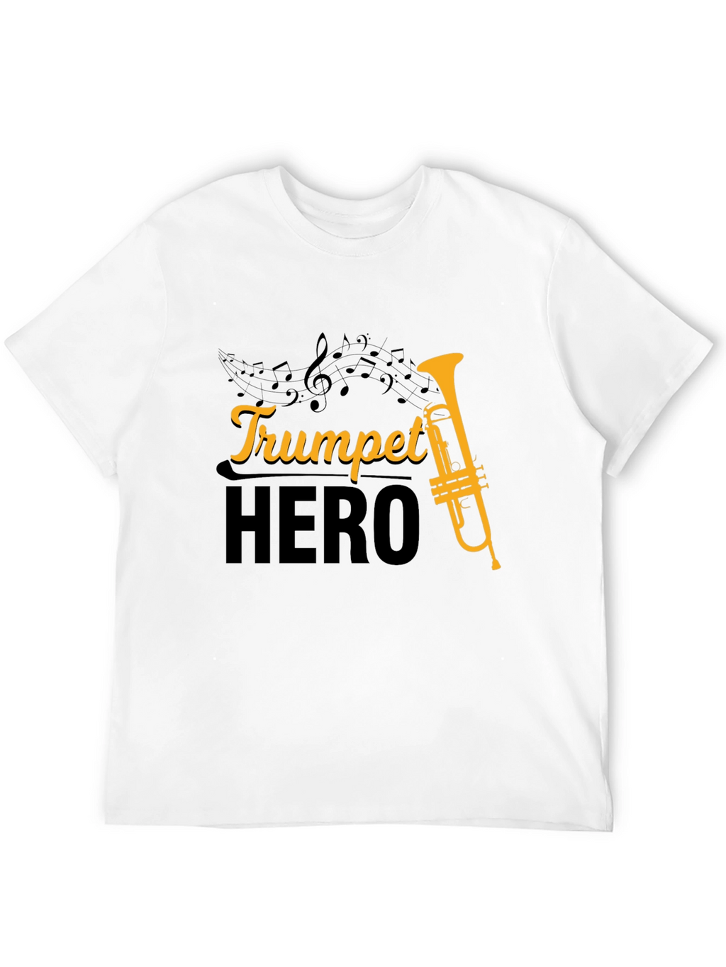 Trumpet Hero T-Shirt - Music Lover Tee