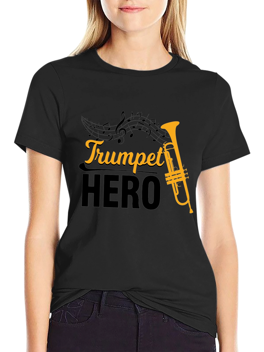 Trumpet Hero T-Shirt - Music Lover Tee