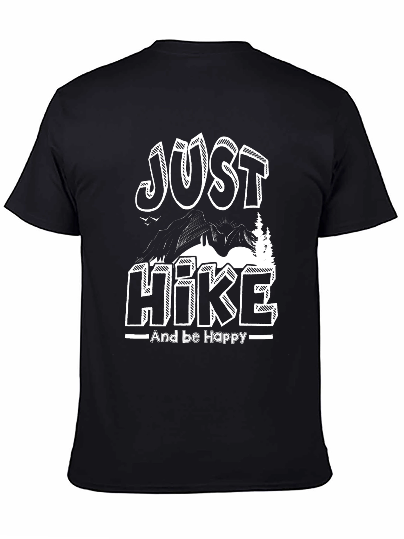 Just Hike T-Shirt - Mountain Design