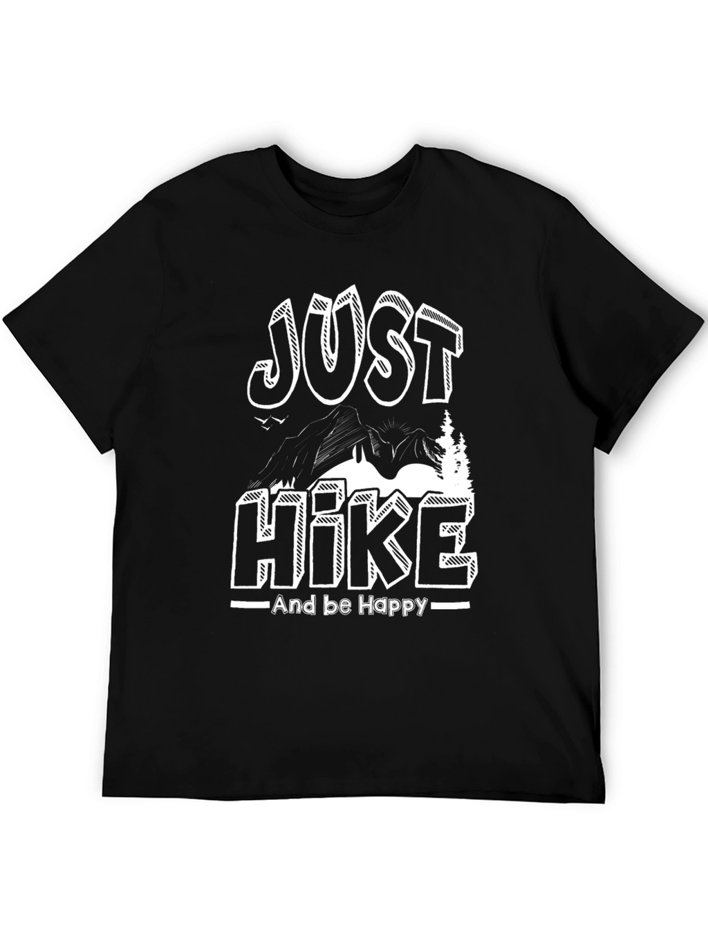 Just Hike T-Shirt - Mountain Design