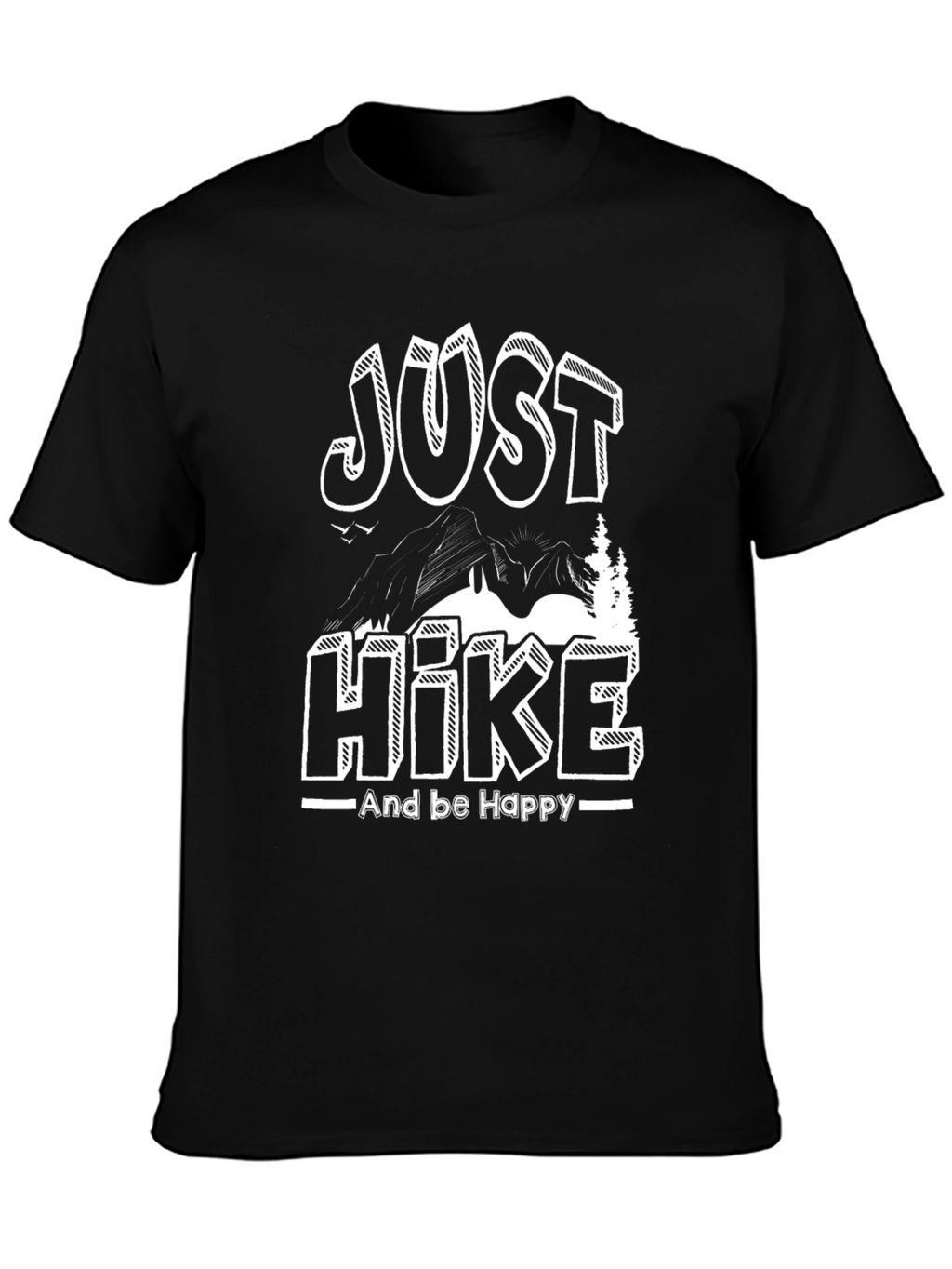 Just Hike T-Shirt - Mountain Design
