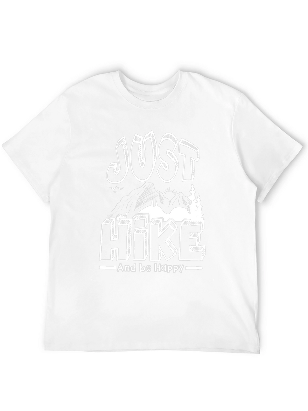 Just Hike T-Shirt - Mountain Design