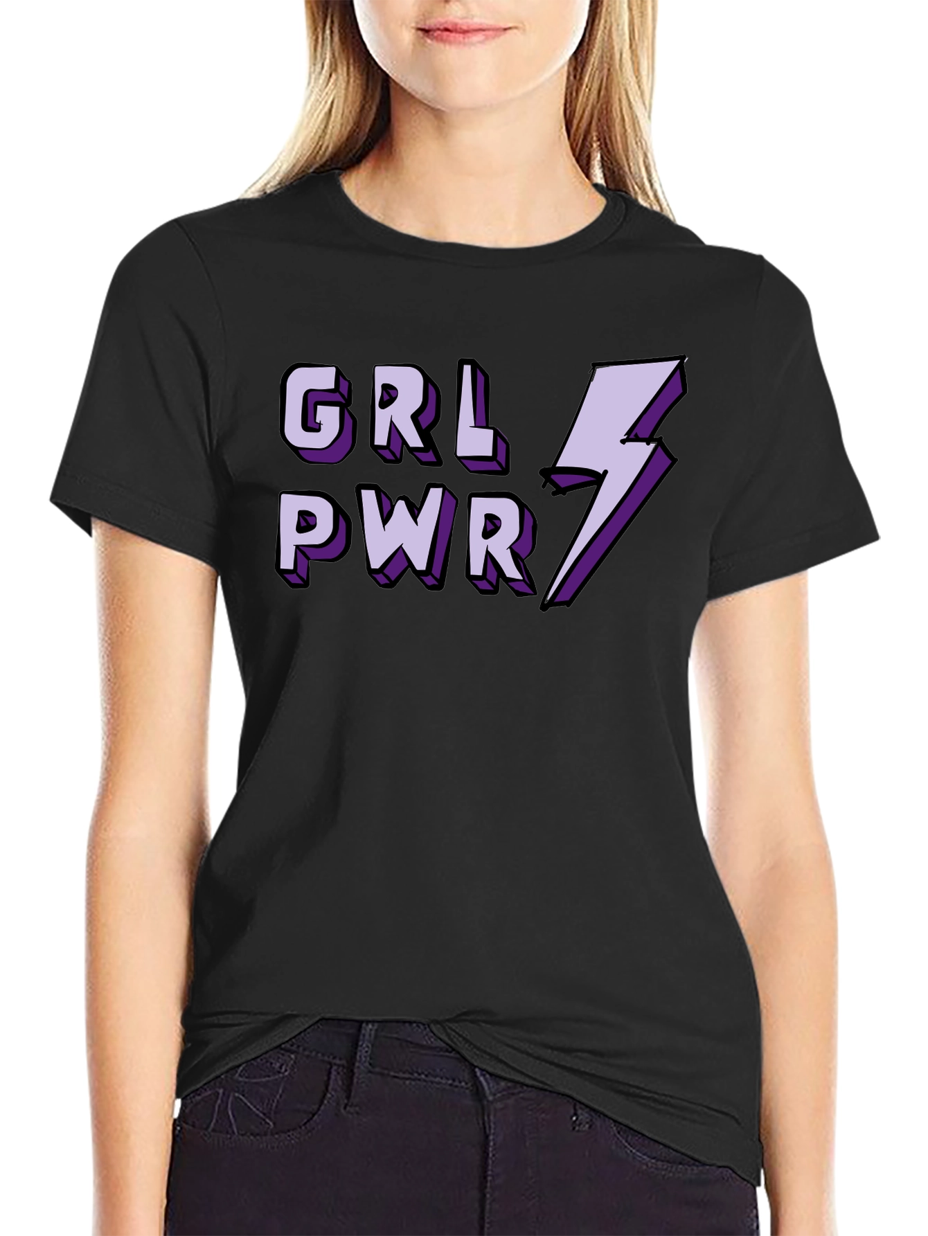 GRL PWR Graphic Tee - Empowering Womens T-Shirt