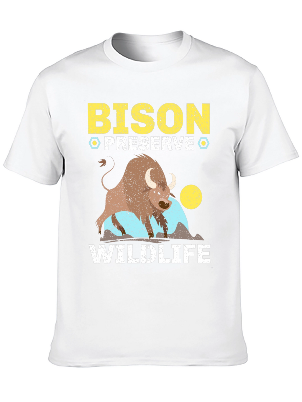 Bison Preserve Wildlife Graphic Tee