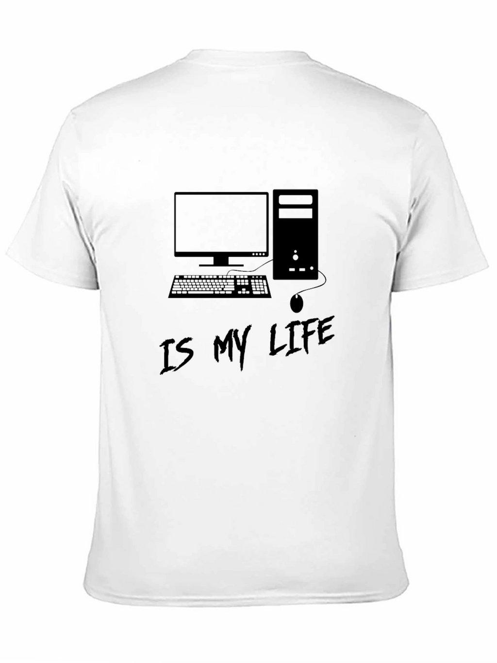 Gamer Life T-Shirt - Black Computer Graphic Tee