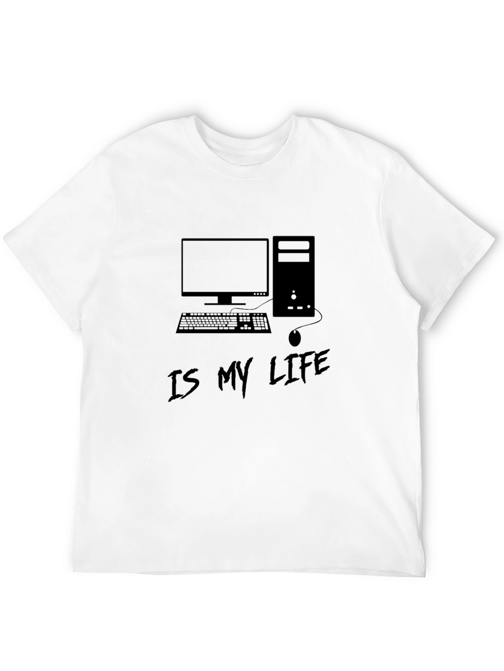 Gamer Life T-Shirt - Black Computer Graphic Tee