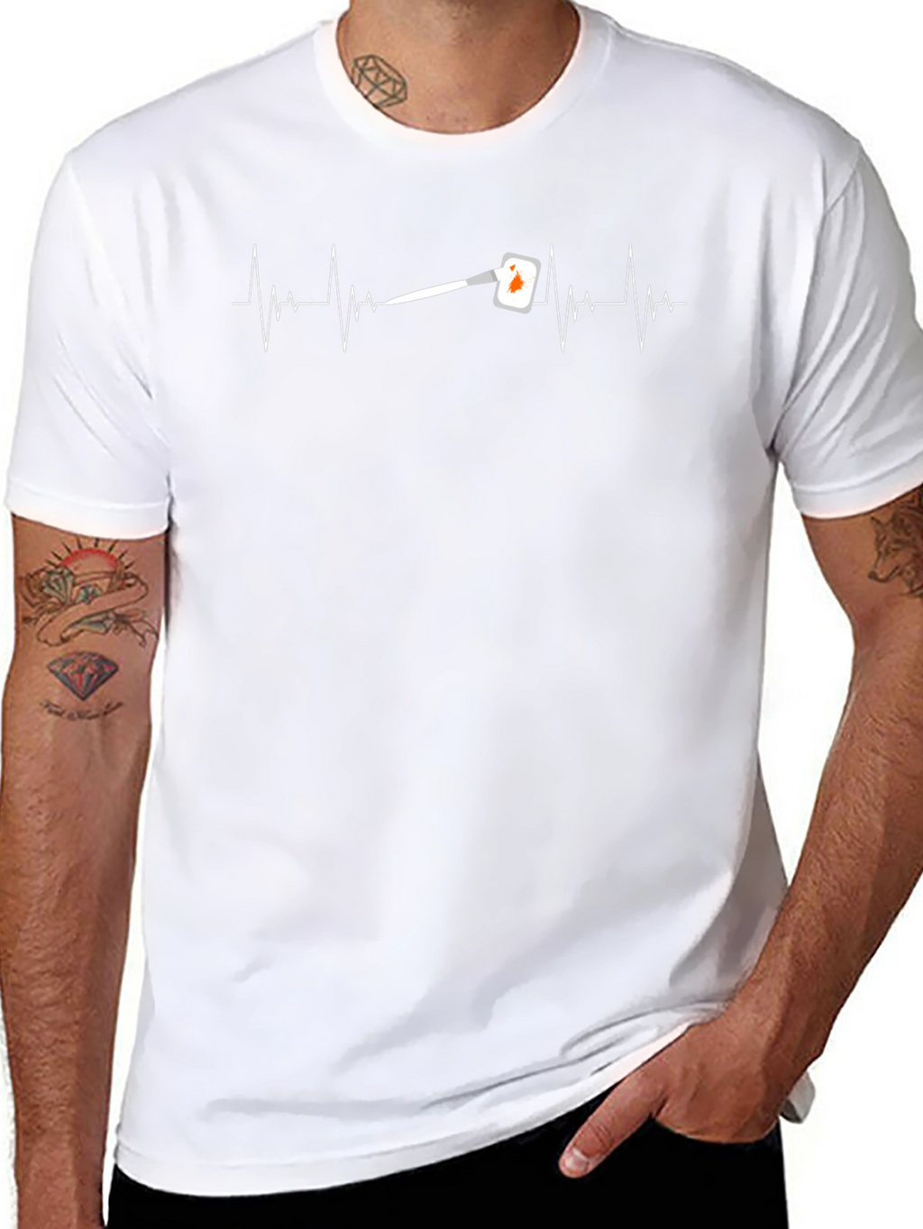 Ace of Spades Heartbeat T-Shirt