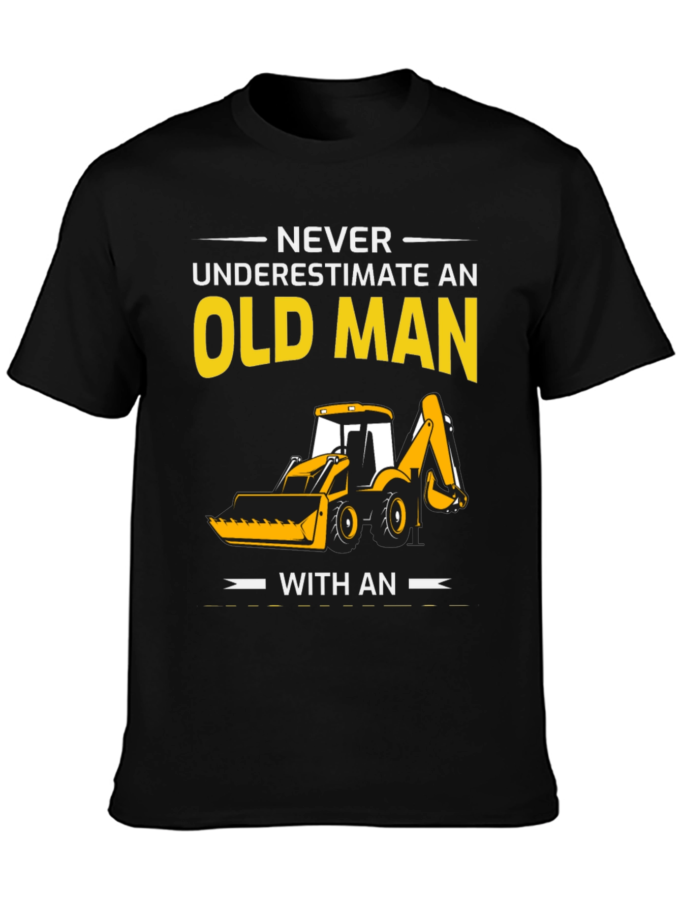 Old Man Excavator T-Shirt