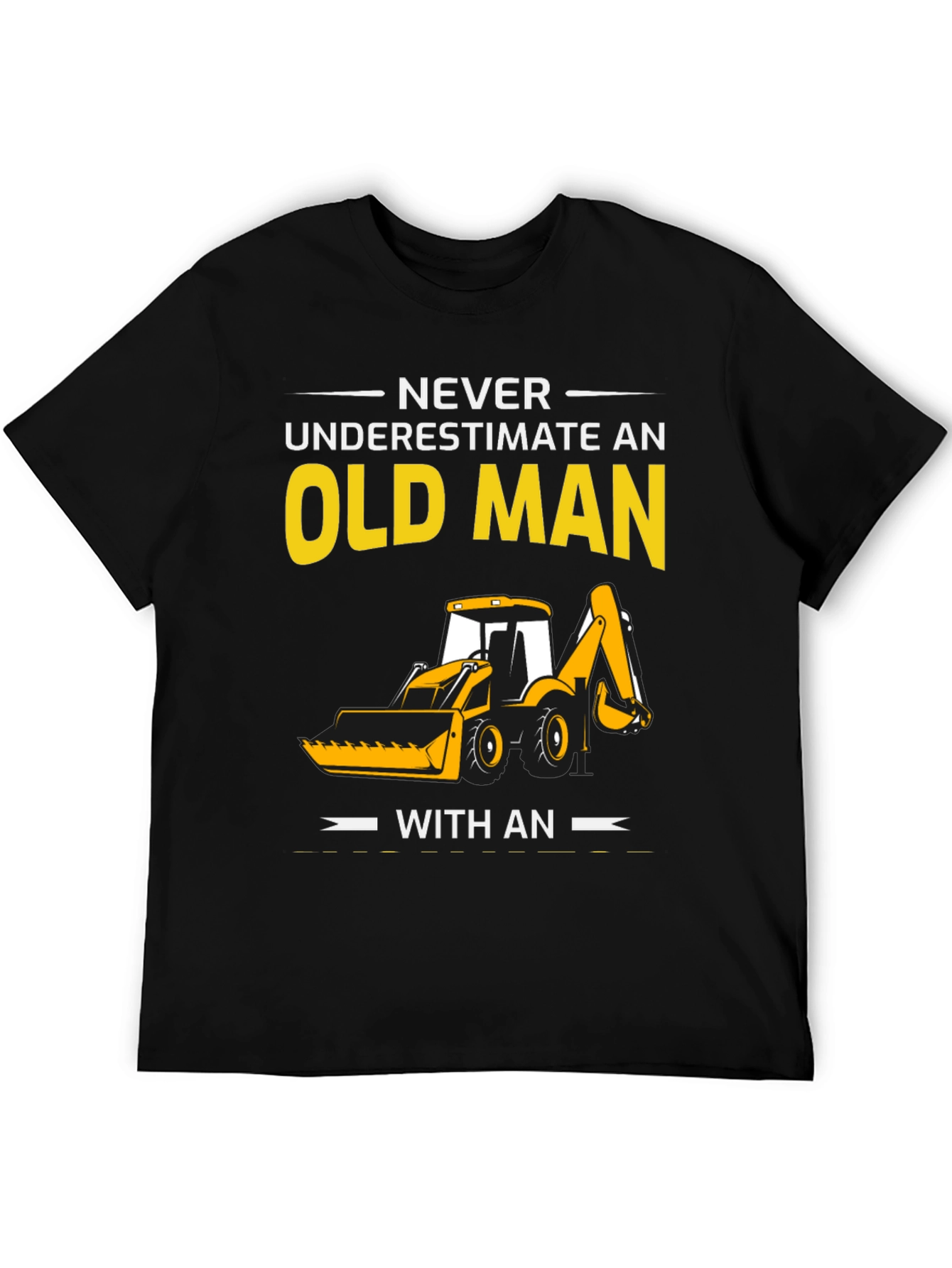 Old Man Excavator T-Shirt